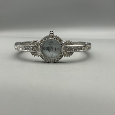 Nolan Miller Womens Watch 21mm Silver Tone MOP Dial Bangle  display picture 3