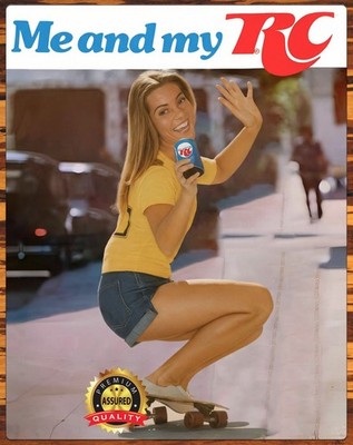RC Cola    Me and My RC  Vintage   Premium Aluminum Metal Sign 11 x 14