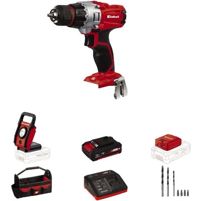 TE-CD 18/2 Li 18-Volt 3/8-Inch Power X-Change Workshop Drill Bundle, Kit 