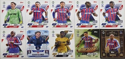 Topps Match Attax Extra 2025 2026  Champions League  10x Crystal Palace