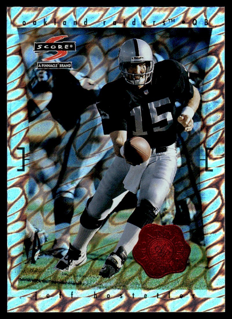 1997 Score Artist Proof Jeff Hostetler Oakland Raiders #19