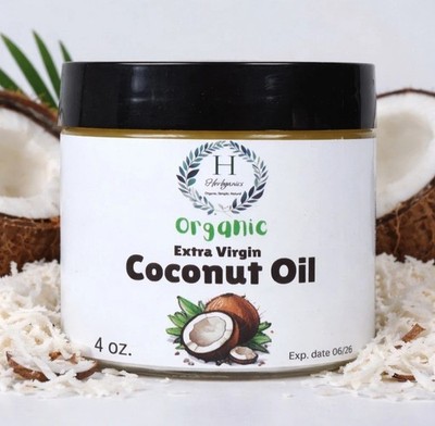 Coconut Oil  Organic, Unrefined, Pure&Natural