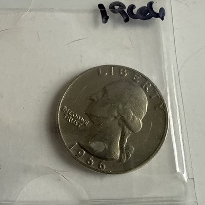 1966 No Mint Mark Washington Quarter Dollar Error Coin Twenty-Five