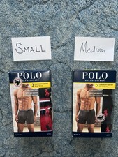 Polo Ralph Lauren Boxer Briefs Classic Fit 3 Pack Cotton Underwear NEW
