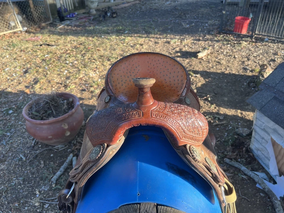 Selim de cano Charmayne James 14,5 pol. selim de cacto - Imagem 3 de 4