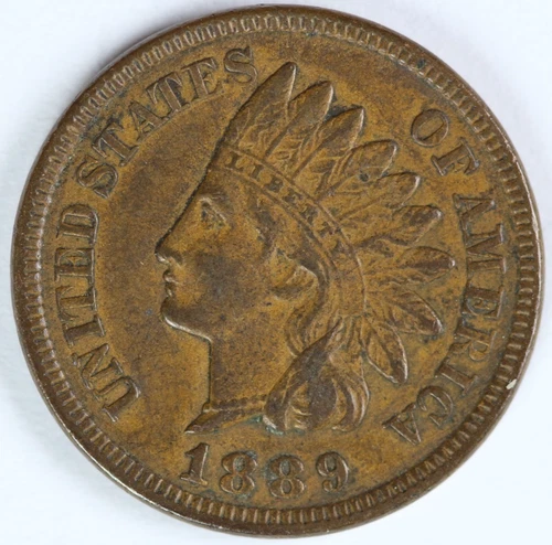 XF 1889 Indian Head Cent