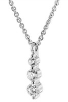 Trendor Schmuck Damen-Halskette Mit Zirkonia-AnhäNger 925 Silber 68284