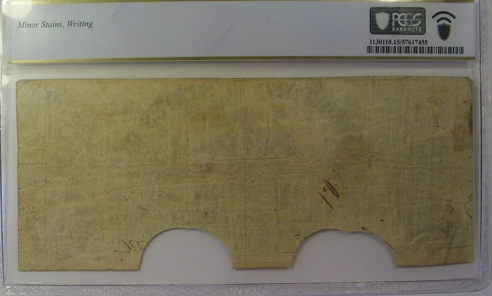 1861 PCGS Choice F15 CONFEDERATE STATES OF AMERICA $20 Note T17 - Image 2 of 2