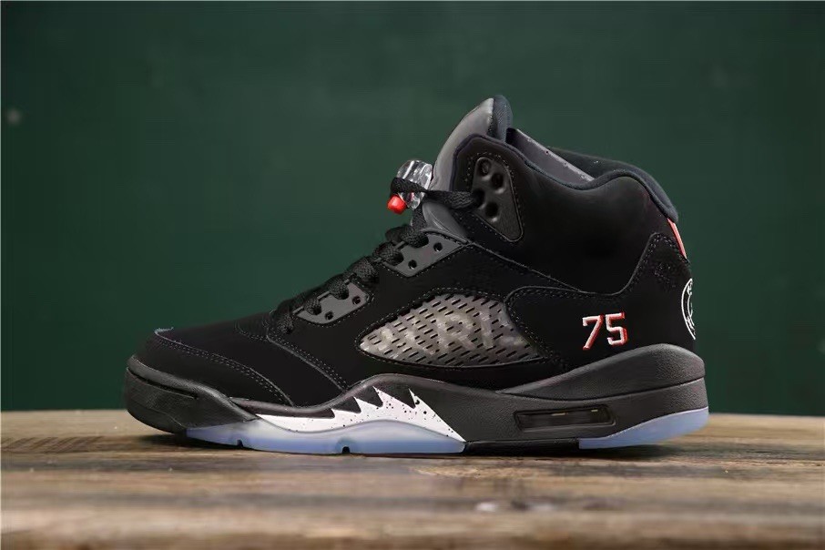 Size 11 - Paris Saint-Germain x Air Jordan 5 Retro Black for sale