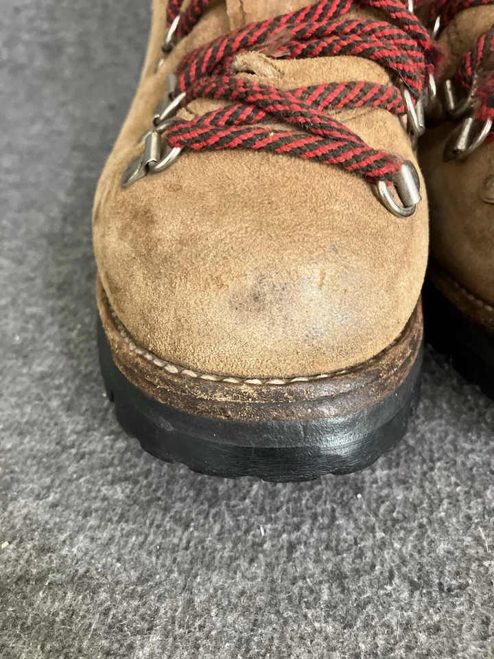 VTG Dexter Hiking Boots Mens 9.5 M Brown Leather Vibram Mountaineering MADE USA - Image 3 of 4