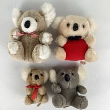 Vintage 90s Koala Bear Mixed Lot Plush Stuffed Animal Australian Marsupial Joey