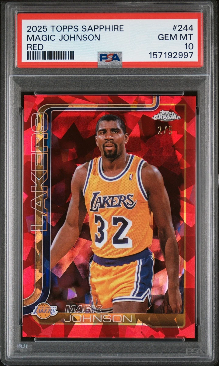 Magic Johnson Professional Sports Authenticator (PSA) Basketball