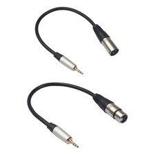 3.5mm Male to XLR Sound Cable Converter Replacement Microphone Sound Cable Cord