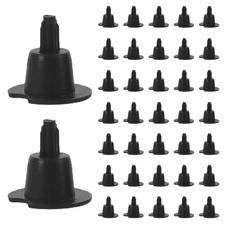 50Pcs Durable Plastic Speaker Fastener Clips Black Car Home Mounting