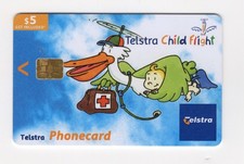 Australia Telstra Phonecard Child Flight