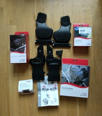 Römer Britax Raincover, Click & Go & Baby Save i-Size Adapters