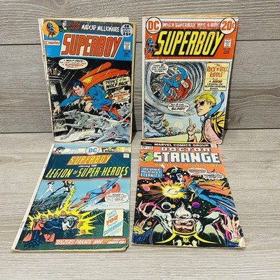 Superboy Comic Lot Of 3 - 180/195/210 And Dr. Strange 13 SEE PICS