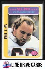 1978 Topps #20 Joe DeLamielleure Buffalo Bills EX