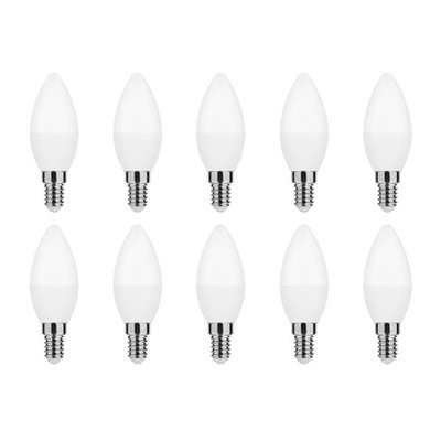 Modee E14 LED Kerzenlampe 4,9W 470lm 2700K Warmweiß 10 Stück