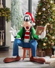 Disney 4 ft. Animated Holiday Goofy Animatronic Home Depot A4 2025 *NEW*