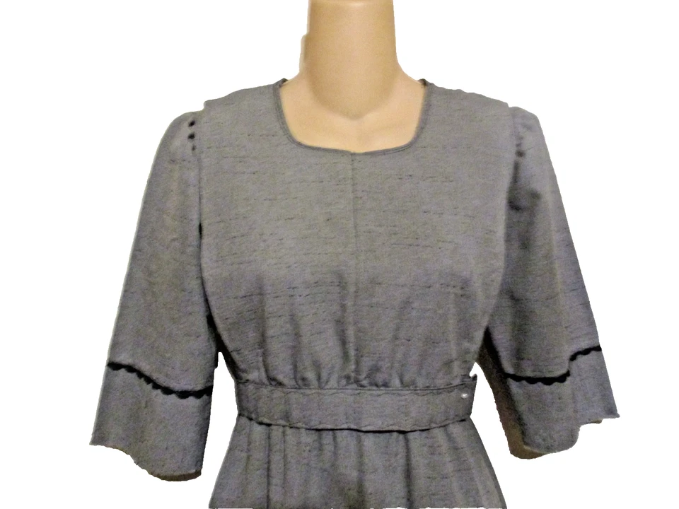 Vestido Alto Amish Menonita Capa Modesto Hecho a Mano 36"B/24" a 28"W 56"Long Foto 2 de 4