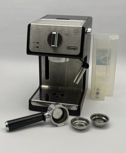 DeLonghi ECP3420 Espresso Cappuccino Machine 15 Bar Black Stainless Steel
