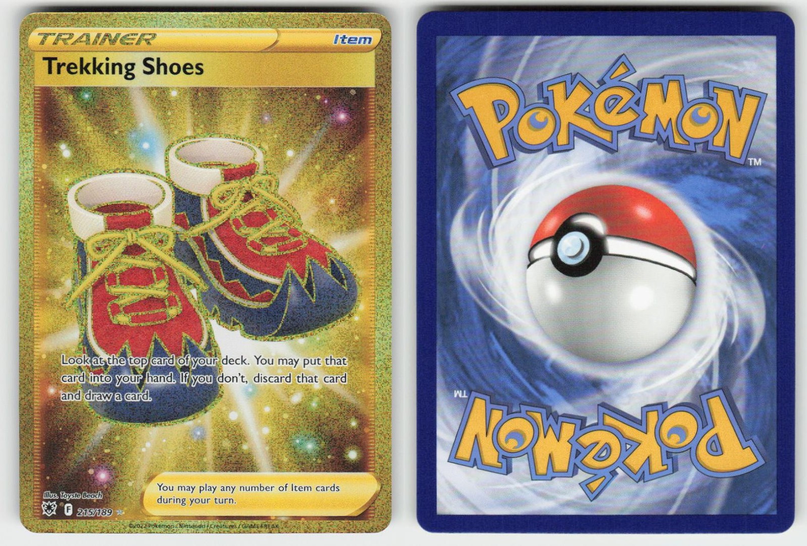 TREKKING SHOES 215/189 SEC ASTRAL RADIANCE POKEMON NM