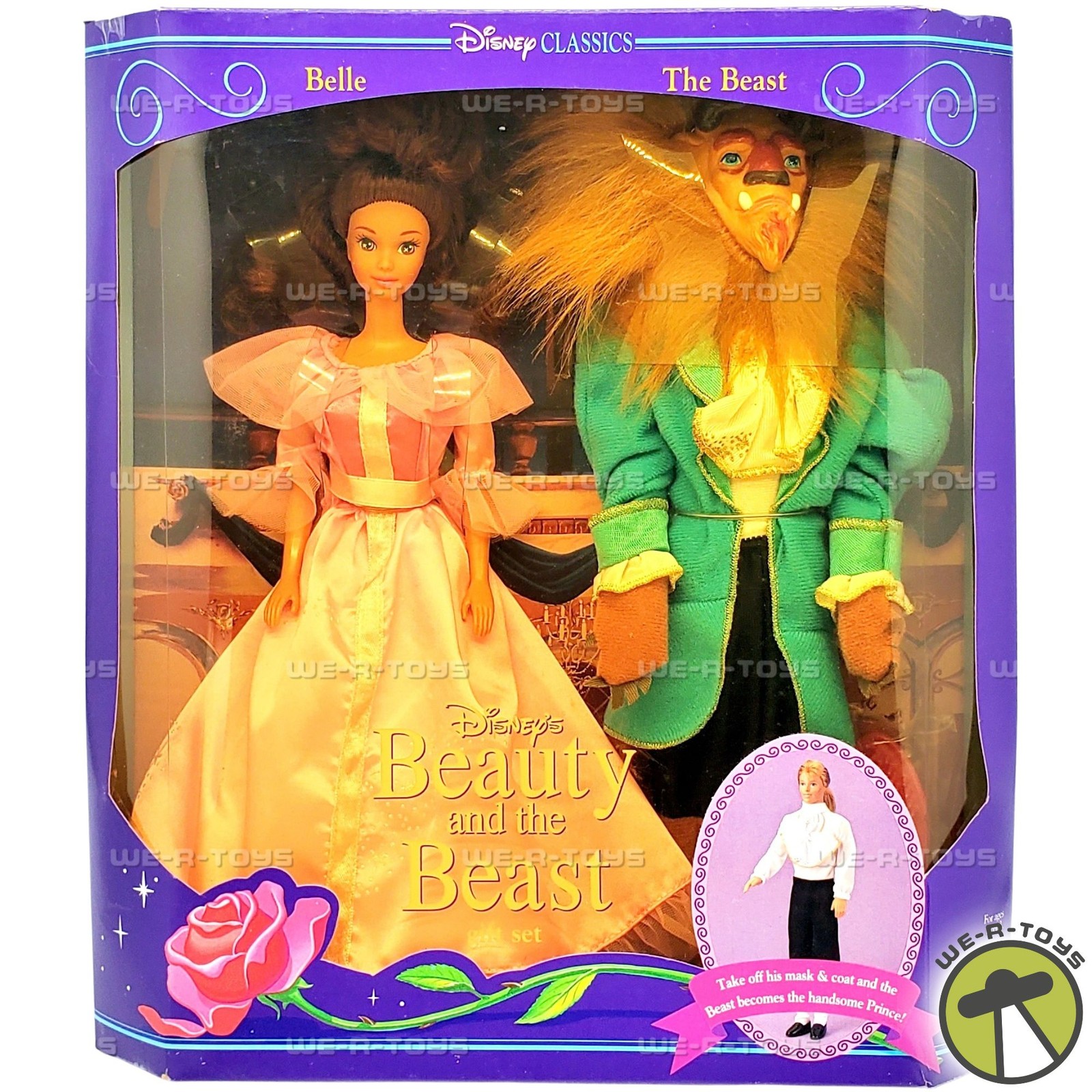Disney's Beauty and The Beast Belle And Prince Doll Giftset 1992 Mattel 1622