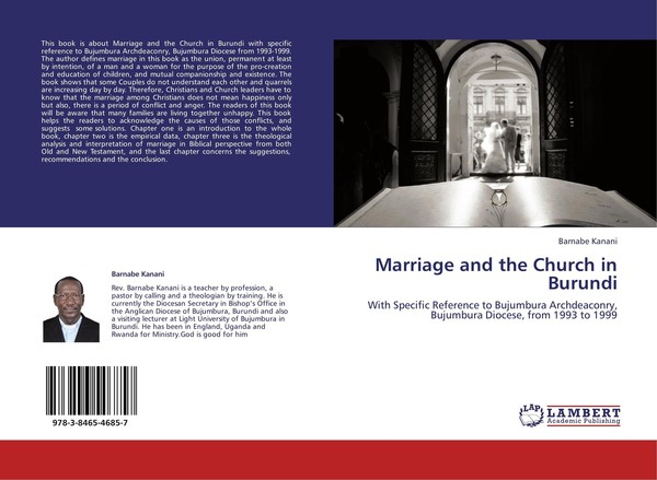 Marriage And The Church In Burundi Barnabe Kanani-image