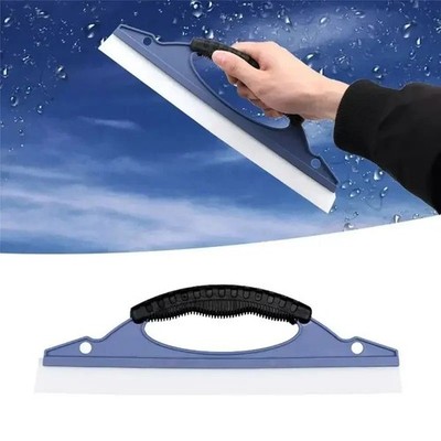 Silicone Car Water Squeegee Blade Flexible Silica Gel Windshield Drying Wiper
