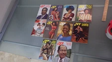 10 Vtg 1973 JET Magazine LOT Black History Civil Rights Politics Negro Era Soul
