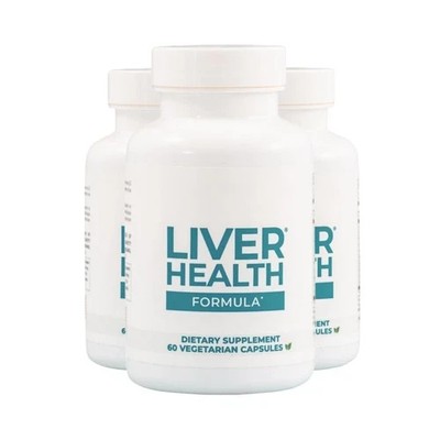 3-Pack Pure Health Liver Research   Liver Health Formula Support - 180 Caps