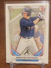 2014 Bowman Draft Picks & Prospects Braxton Davidson Atlanta Braves #DP28