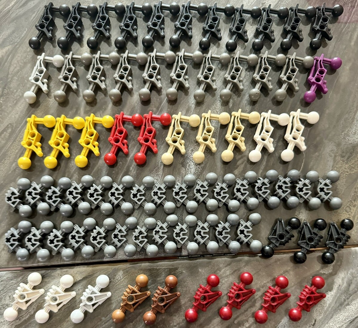 Lego Bionicle - BIG Lot Armor Ball Joints Sockets Hero Factory