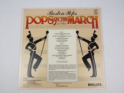 Pops on the March LP John Williams Boston Pops Philips Netherlands import NM