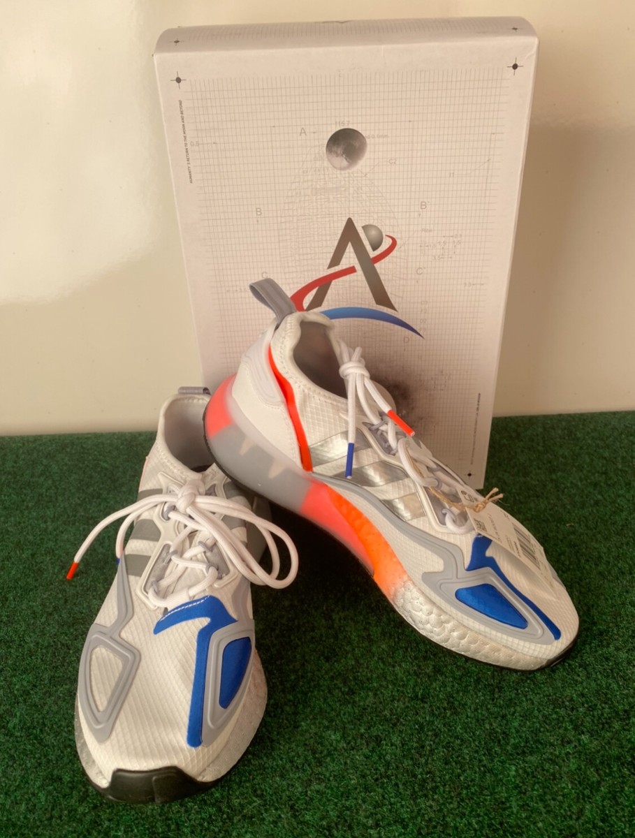 Kid's Adidas ZX 2K Boost Gray/Orange/Blue Sz 5.5 | eBay