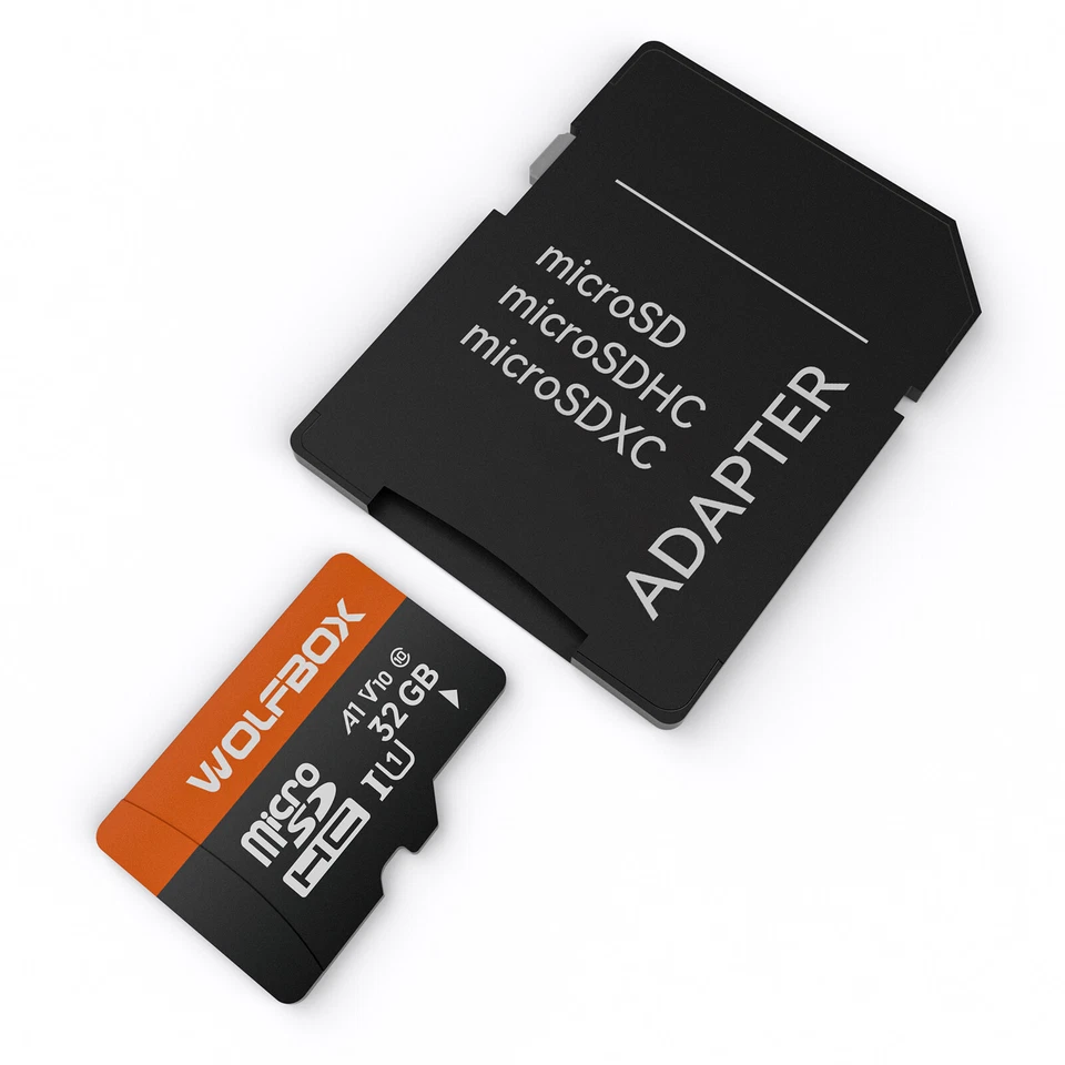 WOLFBOX 32GB/64GB/128GB/256GB Micro SD SD HC Memory Card Flash TF Class 10 - Image 4 of 4