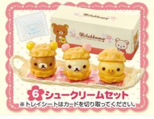 Re-ment Rilakkuma Cake shop 6- profiteroles - 1:6 scale dollhouse food minis