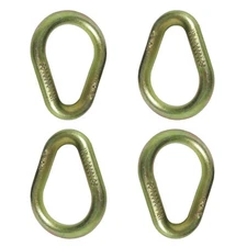 5/8" Pear Link Grade 70 for Towing and Rigging 9,000 LBS Working Load (4 Pack)