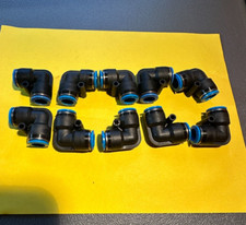 Festo QSL-12 153074 Push-In 90 Connector 12mm (Lot of 10) New Fast Ship from USA