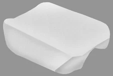 White cotton armrest covers to fit the 2014 dodge charger for front and rear
