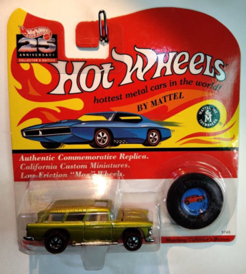 1992 Hot Wheels 25th Anniversary Collection Nomad Redlines Button Anti-Freeze