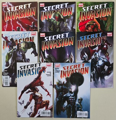 Secret Invasion #1 - #8 FULL Series Marvel Comics 2008