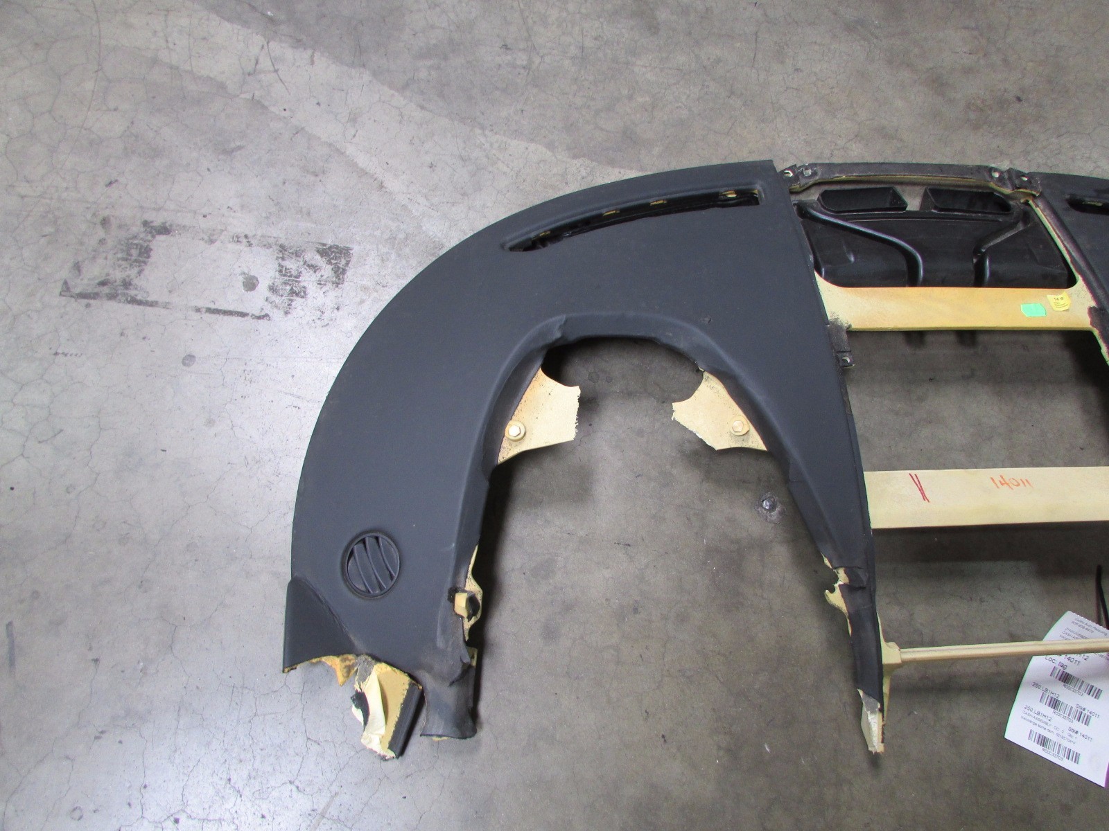 Lamborghini Gallardo LP560, Dash Panel, Black and Orange, Some Damage 401857041F