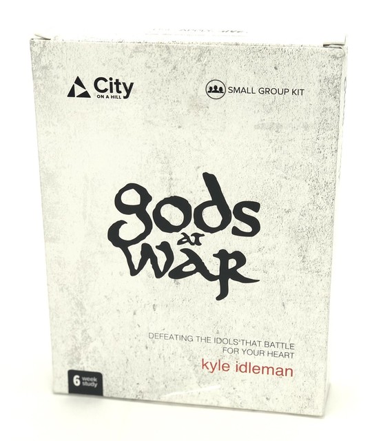 GODS AT WAR Small Group Study DVD PAPERBACK Leader Kit Kyle Idleman for