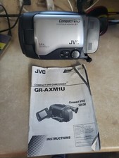 JVC GR-AXM1U Handheld 14x Zoom Compact VHS 3" LCD Color Monitor Camcorder BH