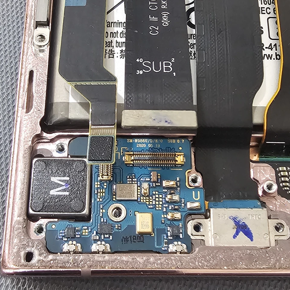  Samsung  Note 20 Ultra 5G SM-N986U N981U Mainboard Motherboard Scheda Madre - Immagine 4 di 4