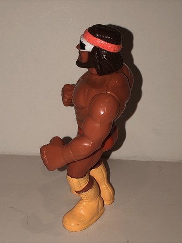 WWF MACHO MAN RANDY SAVAGE Hasbro Wrestling Figure WWE 1990 Series 1 - Picture 3 of 4
