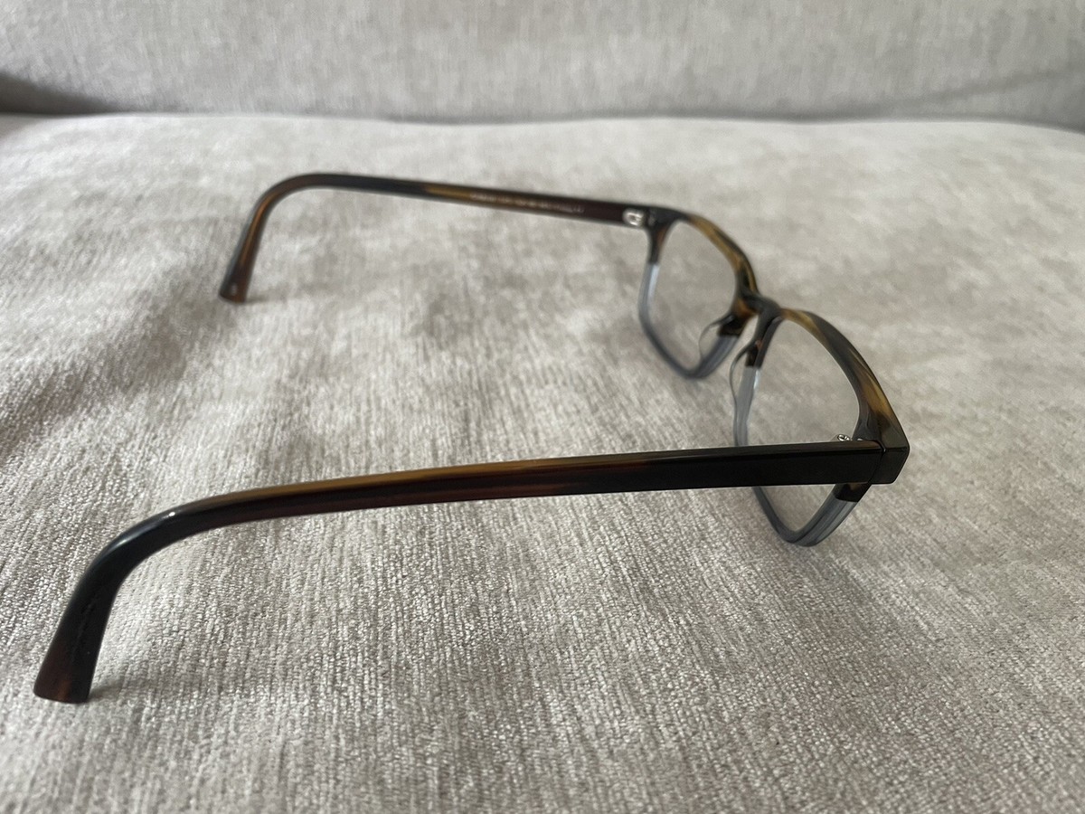 Warby Parker Wilkie Reading Glasses In Greystone Brown/Blue  display picture 3