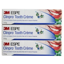 3X3M Clinpro Tooth Creme Anti-Cavity Whitening Sodium Fluoride Toothpaste 113g